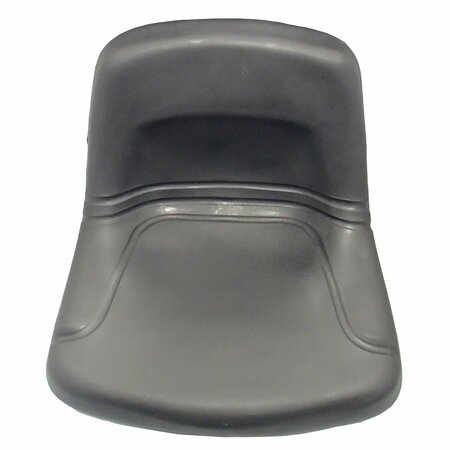 AFTERMARKET High Back Steel Pan Seat Black Talon Black Vinyl 15500-BK SEQ90-0229